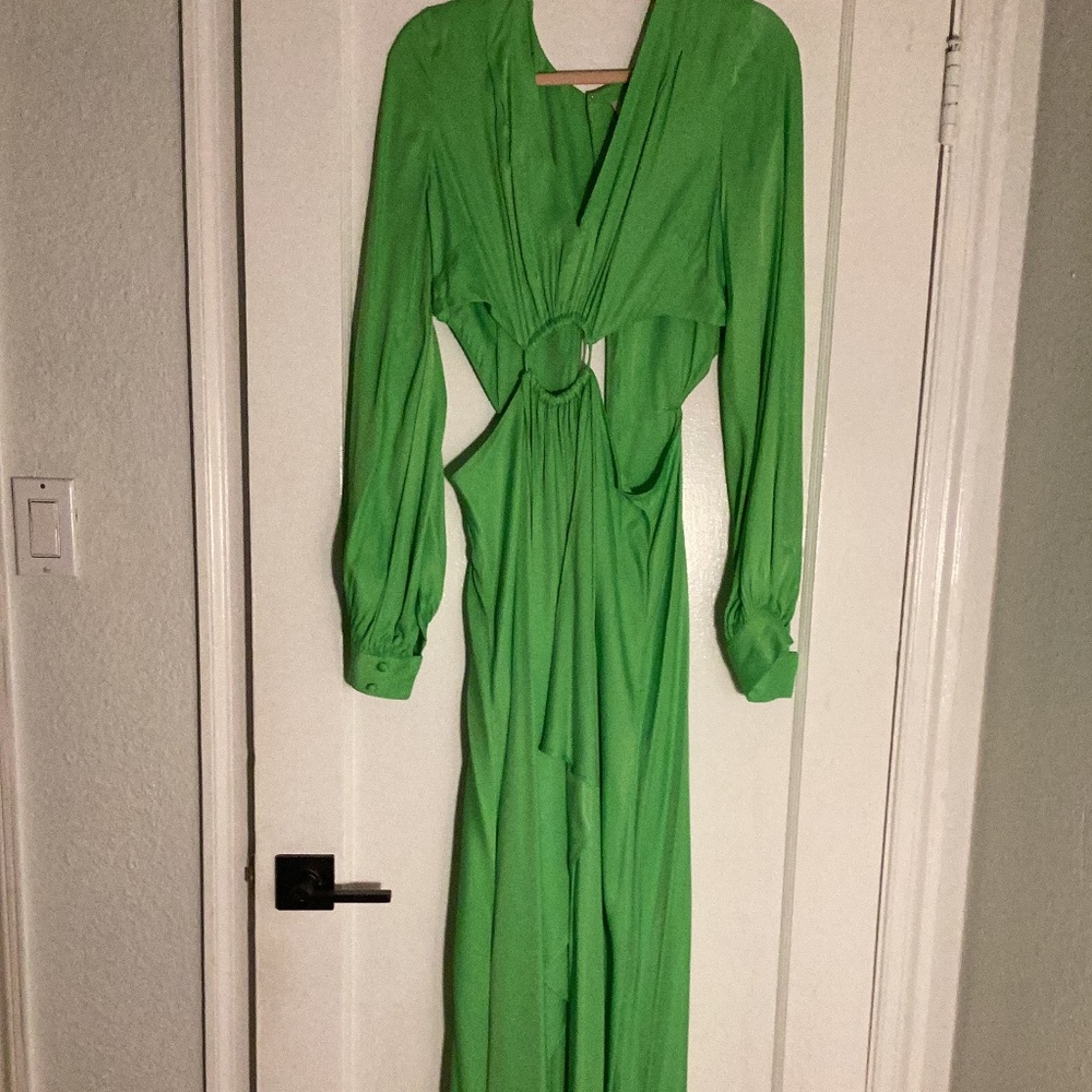 Party dress formal gown cutout
